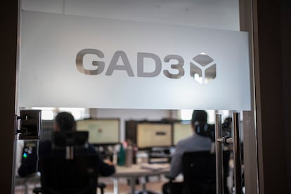 Las oficinas de la consultora de investigación social y comunicación GAD3. La empresa es una de las entidades demoscópicas con mayor volumen de negocio en España.


