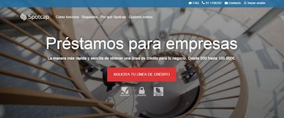 Es una plataforma que ofrece créditos a pequeñas y medianas empresas desde 500 y hasta 50.000 euros. Según aseguran en sus condiciones no hay penalización ni gastos de cancelación. Según el scoring de un cliente medio de la plataforma, en un préstamos de 15.400 euros, por poner un ejemplo, se devolverían unos intereses de 924 €, con lo que el total a devolver, a seis meses vista, sería de 16.940 euros. El interés es de un 1% y las comisiones a un 3%.