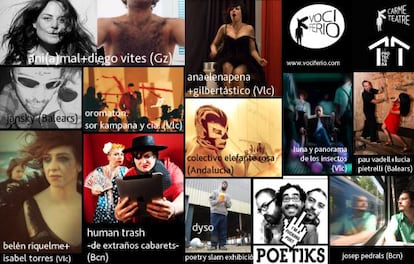Algunos de los espectáculo de Vociferio