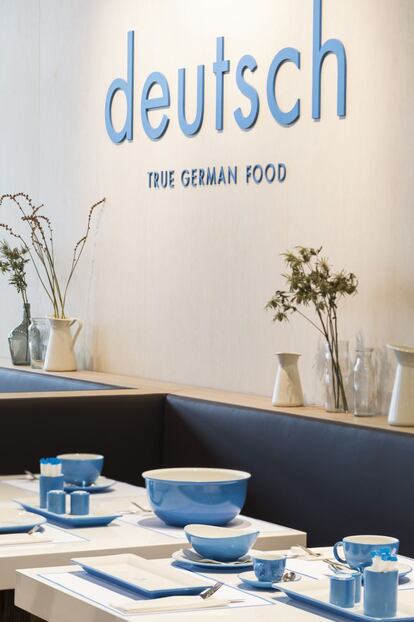 El restaurante Deutsch, a cargo de Ronald Kuffler, ha creado un menú para degustar la verdadera comida alemana en la terminal 1 del aeropuerto de Fráncfort.