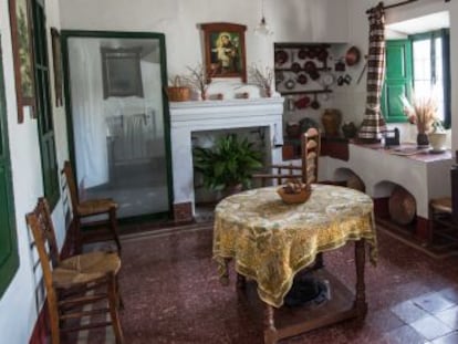 Habitaci&oacute;n de la Casa - Museo de Federico Garc&iacute;a Lorca en Valderrubio, en Granada. 