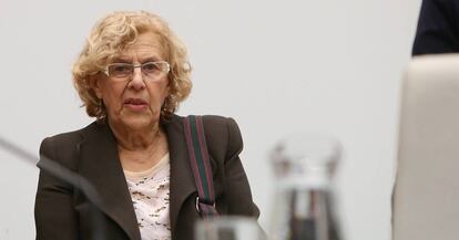 La alcaldesa de Madrid, Manuela Carmena. 