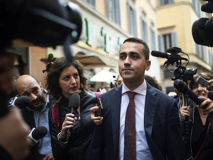 Luigi Di Maio, líder del Movimiento 5 Estrellas, este miércoles en Roma.