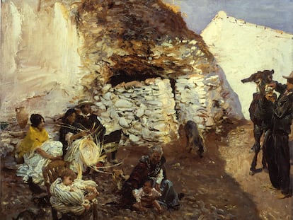 'Vivienda romaní española', Granada, óleo sobre lienzo (1912-13), de John Singer Sargent.