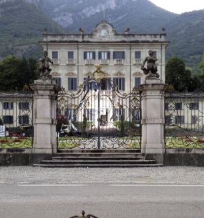 La casa de George Clooney en el Lago Como.