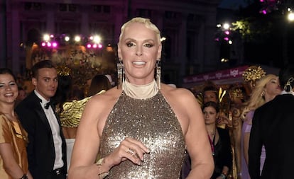 Brigitte Nielsen en una fiesta en Viena en mayo de 2015.