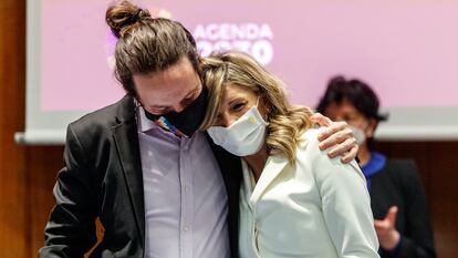 Pablo Iglesias y Yolanda Díaz