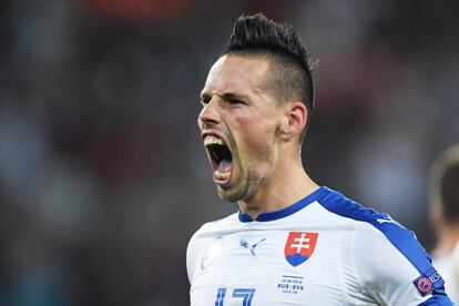 A garra de Marek Hamsik, entre outras muitas coisas, levou a Eslováquia às oitavas de final. Jogará a classificação para as quartas contra um dos rivais mais duros: a Alemanha.