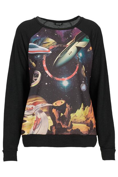 Si te gusta la inspiración espacial en TopShop puedes encontrar este modelo por 36 euros.