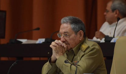 Raúl Castro na Assembleia Nacional.