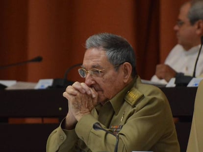 Raul Castro, en la Asamblea Nacional.