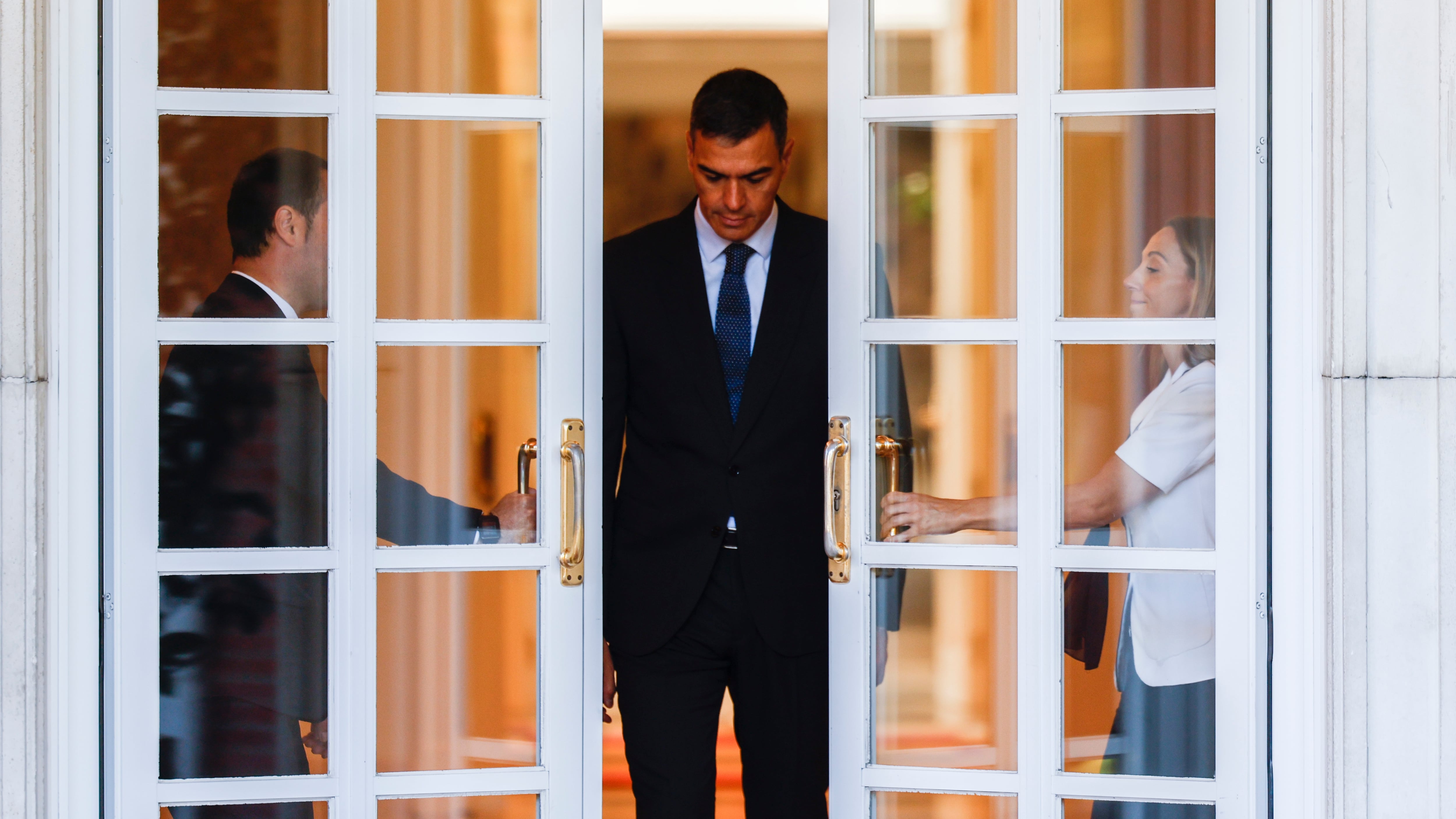 Pedro Sánchez, en La Moncloa.