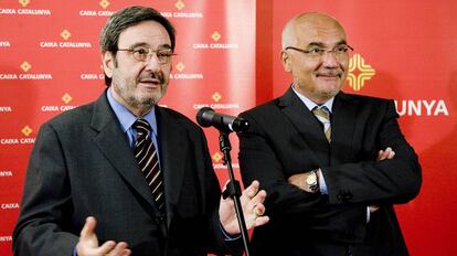Narcís serra (izquierda) y Alfons Todó.
