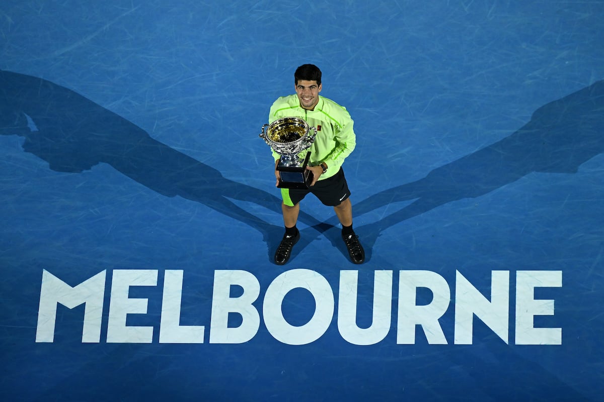 Alcaraz se lleva el mayor premio de la historia del Open de Australia: 2,44 millones de euros por ganar el torneo, un 18,5% más que el año anterior