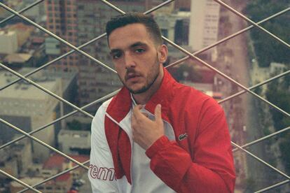 C. Tangana se ha convertido en embajador no oficial desde que contara con un total look de la casa para su vídeo Alligators (2014), junto al colectivo Agorazein.