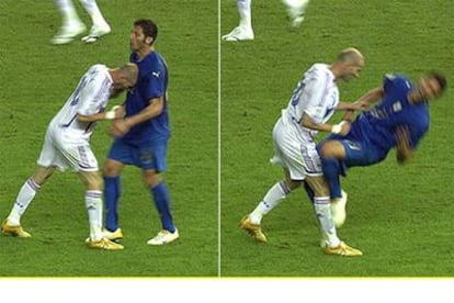 El cabezazo de Zidane a Materazzi.