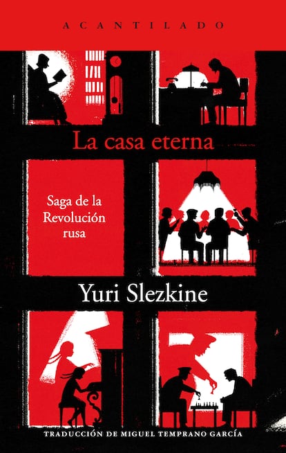 portada 'La casa eterna' YURI SLEZKINE. EDITORIAL ACANTILADO