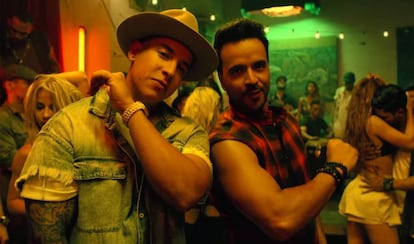 Daddy Yankee y Luis Fonsi en el v&iacute;deo de &#039;Despacito&#039;.