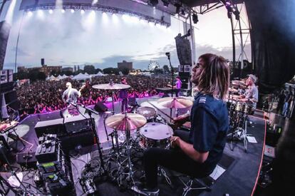 Un concierto de la banda argentina Los Fabulosos Cadillacs.