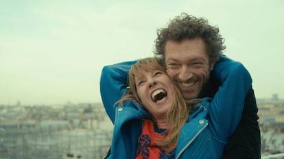 Emmanuelle Bercot e Vincent Cassel, no filme.
