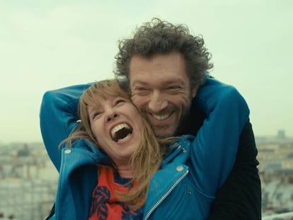 Emmanuelle Bercot e Vincent Cassel, no filme.