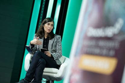 Mara Blasco, directora del Centro Nacional de Investigaciones Oncolgicas (CNIO),durante unas jornadas en 2021.