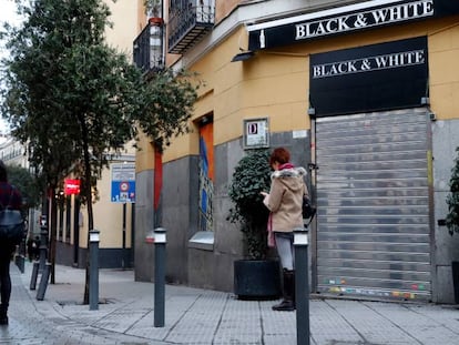 Una calle del barrio de Chueca de Madrid. 
