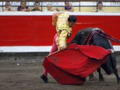 Morante de la Puebla durante la pasada feria de Bilbao.