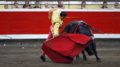 Morante de la Puebla durante la pasada feria de Bilbao.