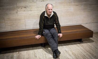 El cineasta Werner Herzog, en el CCCB.