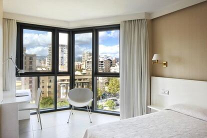 Habitaci&oacute;n del Hotel Palladium, en Palma de Mallorca. 