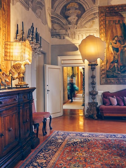 Muchas de las piezas que decoran el Palazzo Spini Feroni ya estaban aquí cuando los Ferragamo llegaron. |