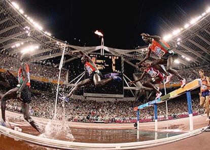 El madrileño termina quinto y frustrado, detrás de los kenianos una vez más, una carrera ganada por Kemboi.