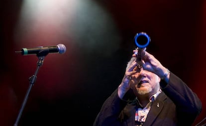 Paquito d' Rivera, en un concierto en los Veranos de la Villa, de Madrid, en 2009.