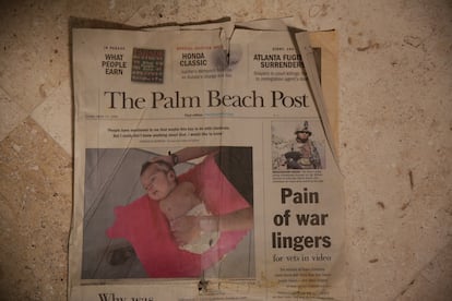 La portada del diario 'The Palm Beach Post' del 13 de marzo de 2005 con la historia de Francisca Herrera. 