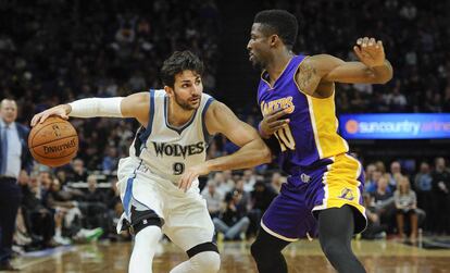 Ricky Rubio y Nbwaba.