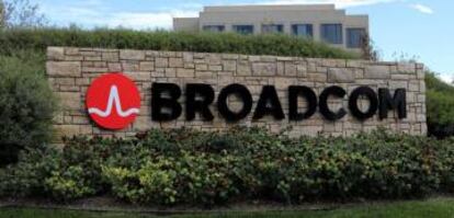 Logo de Broadcom.