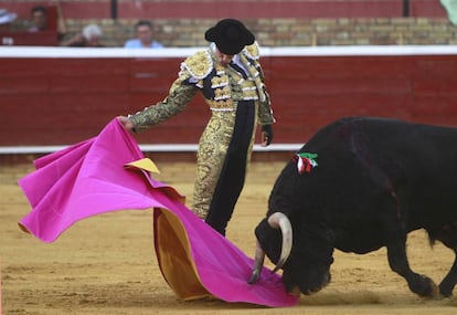 Talavante, en las Colombinas de Huelva de 2017.