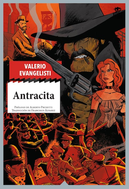 Portada de 'Antracita', de Valerio Evangelisti