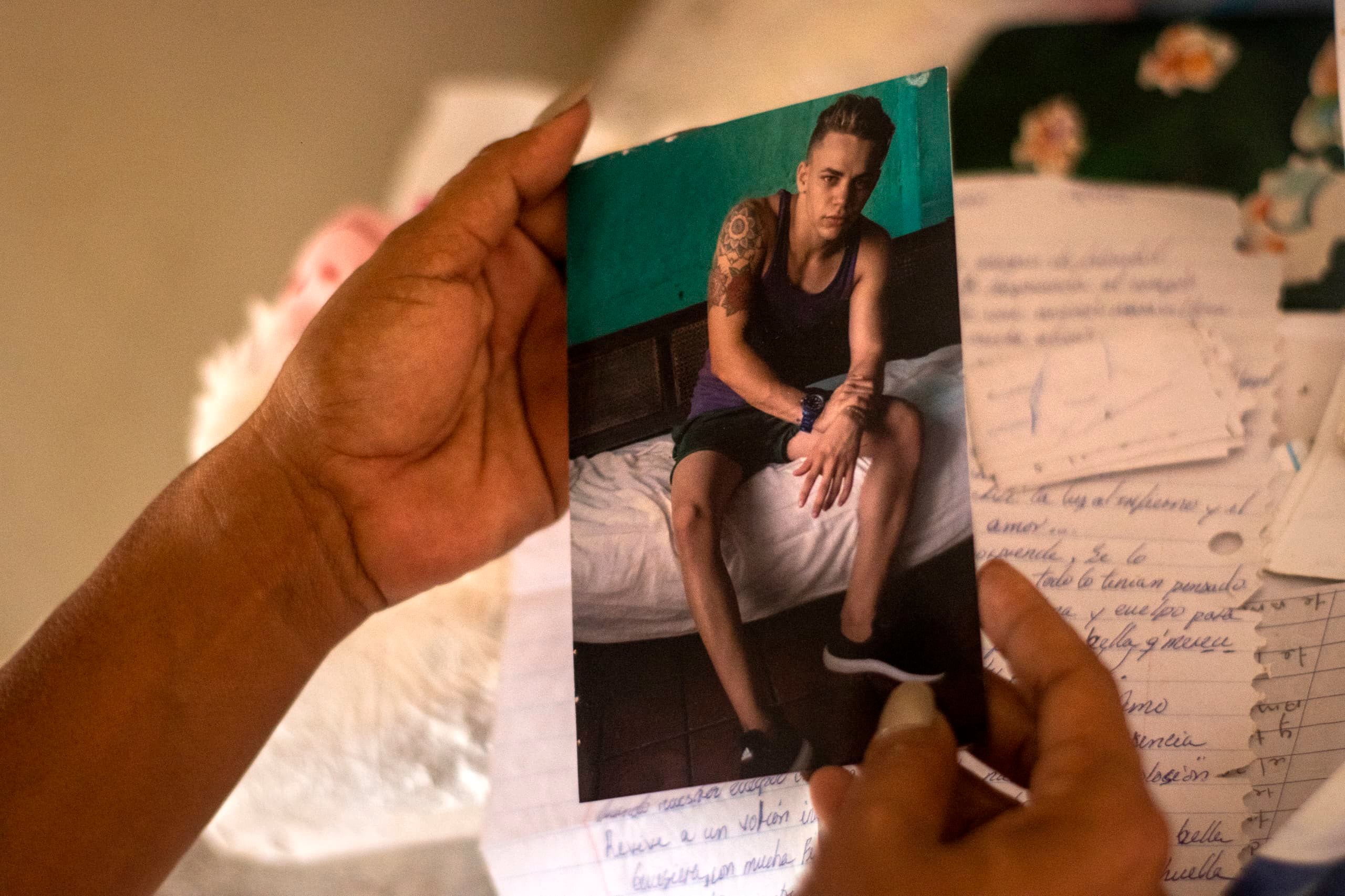Una foto de Duannis León Taboada cuando tenía 16 años.