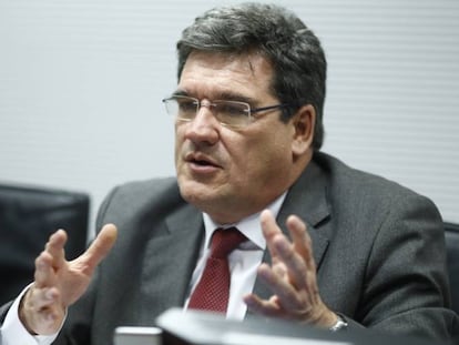 El presidente de la Autoridad Independiente de Responsabilidad Fiscal, José Luis Escrivá, en su comparecencia del miércoles en Madrid. 