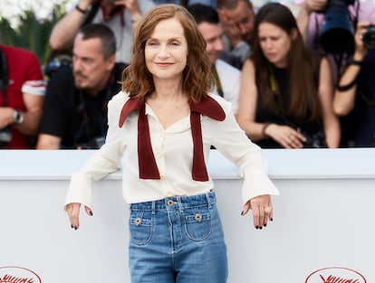 isabelle Huppert en Cannes