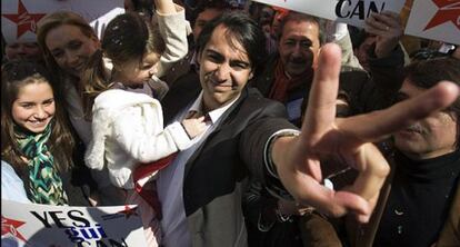 Marco Enríquez-Ominami durante su candidatura presidencial en 2009.