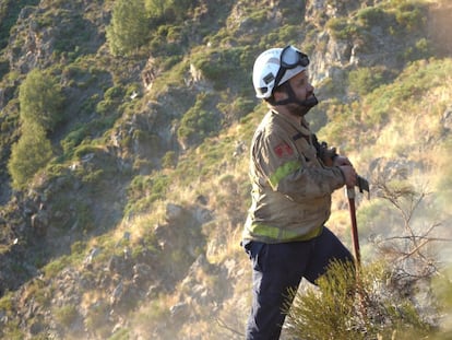 Marc Castellnou, máximo responsable del Grupo de Actuaciones Forestales (GRAF) de los Bombers, en una imagen cedida.