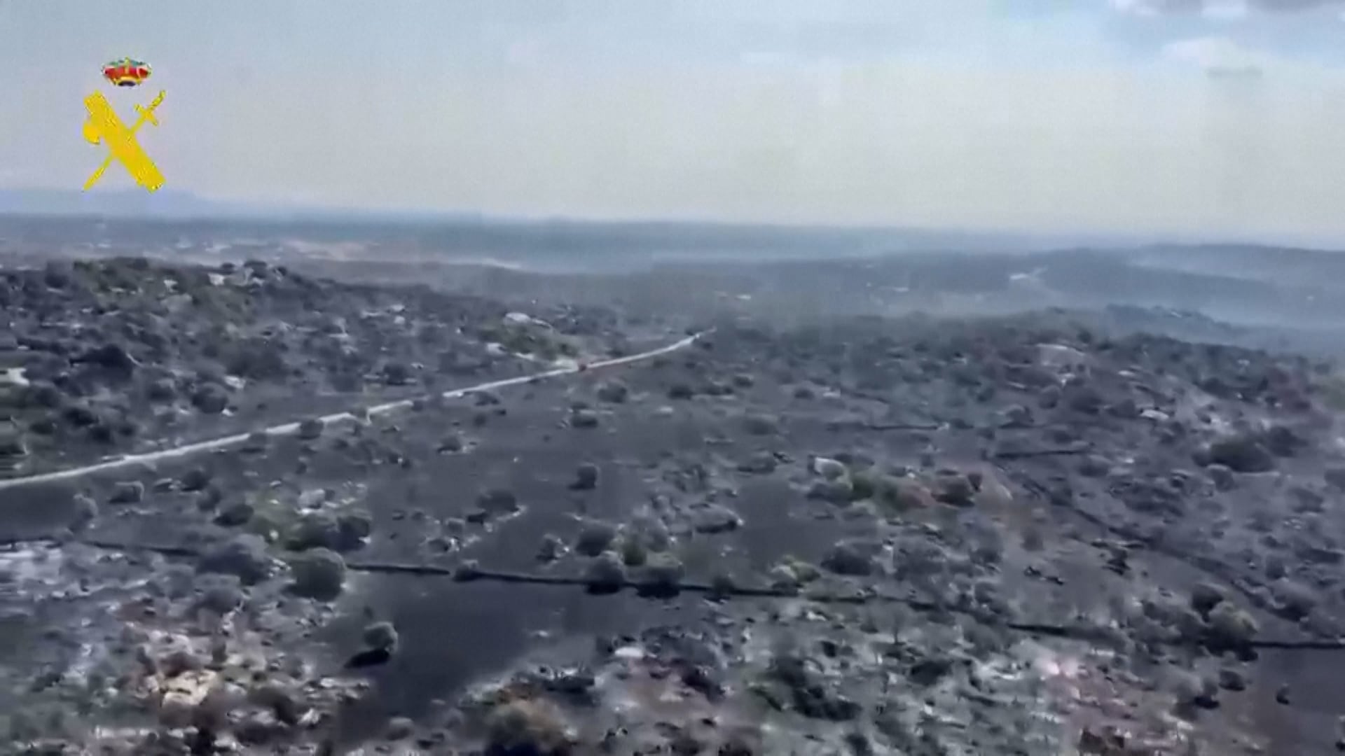 Las imágenes aéreas del incendio de Madrid