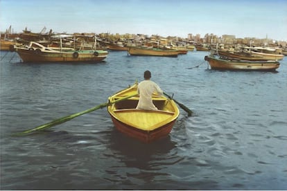 'Say Goodbay. Self Portrait. Alexandria, 2009', obra de Youssef Nabil.