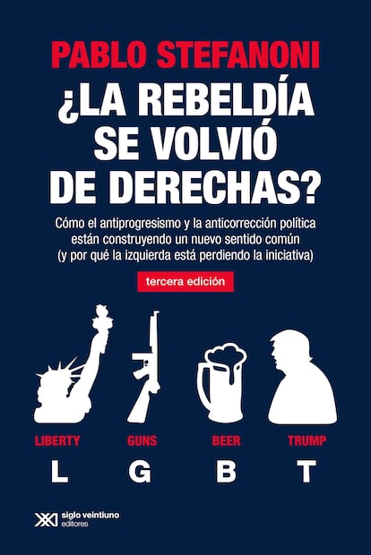 Portada de '¿La rebeldía se volvió de derechas?', de Pablo Stefanoni.