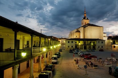 La plaza Mayor de Colmenar de Oreja. 