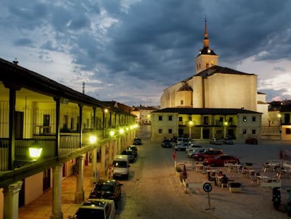 La plaza Mayor de Colmenar de Oreja. 