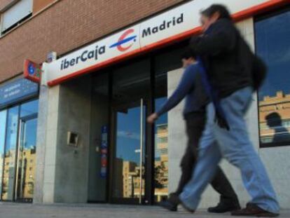 Oficina de Ibercaja en Madrid.